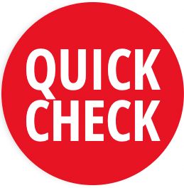 QuickCheck für Ihre Dokumentation