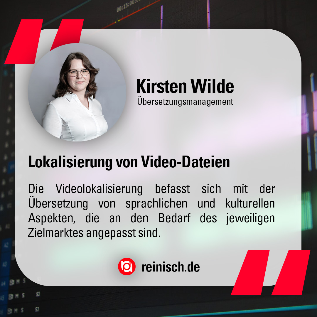 Die Lokalisierung von Video-Dateien